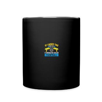 Lasertag Laser Tag - Full Colour Mug - black - Front