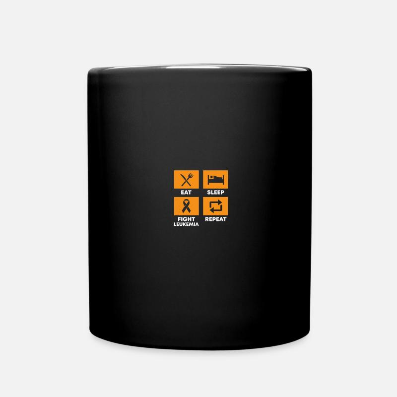 Orange tragen - Leukämie-Bewusstsein - Tasse einfarbig - Schwarz