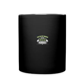 Majorette danseuse tambour-major - Mug uni - noir - Devant