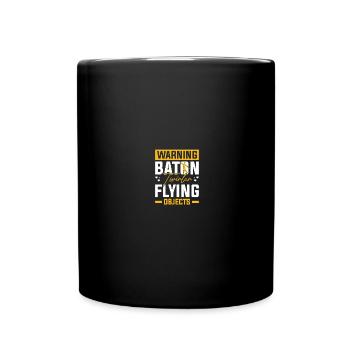 Majorette dancer drum major - Full Colour Mug - black - Front