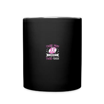 Majorette dancer drum major - Full Colour Mug - black - Front
