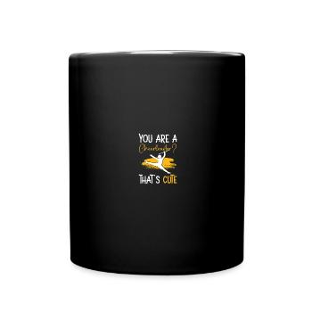 Majorette danseuse tambour-major - Mug uni - noir - Devant
