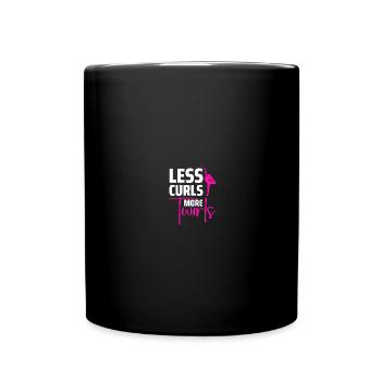 Majorette dancer drum major - Full Colour Mug - black - Front