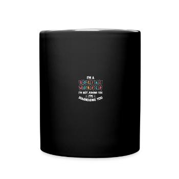 Travailleur social scolaire - Mug uni - noir - Devant