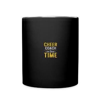 Cheerleading Coach Cheer Coach - Full Colour Mug - black - Front