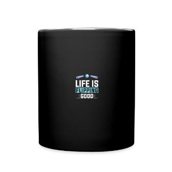 Joueur de flipper Flipper - Mug uni - noir - Devant