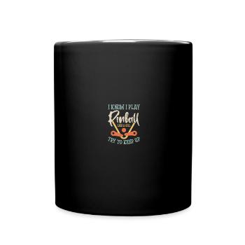 Joueur de flipper Flipper - Mug uni - noir - Devant