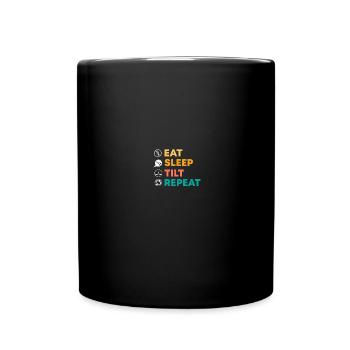 Joueur de flipper Flipper - Mug uni - noir - Devant