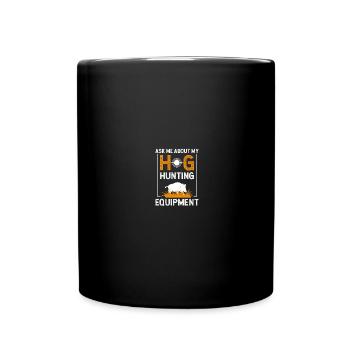 Hog Hunter Pig Hunt - Full Colour Mug - black - Front