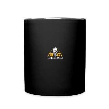 Hog Hunter Schweinejagd - Tasse einfarbig - Schwarz - Vorne