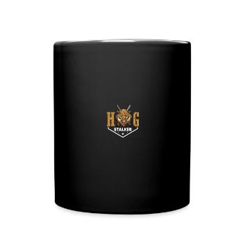 Hog Hunter Schweinejagd - Tasse einfarbig - Schwarz - Vorne