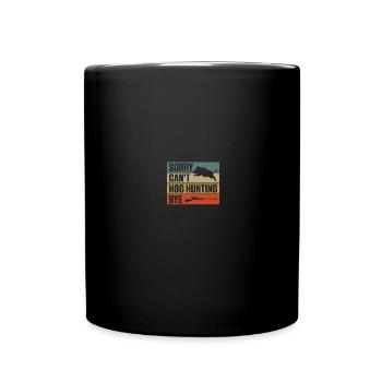 Hog Hunter Pig Hunt - Full Colour Mug - black - Front