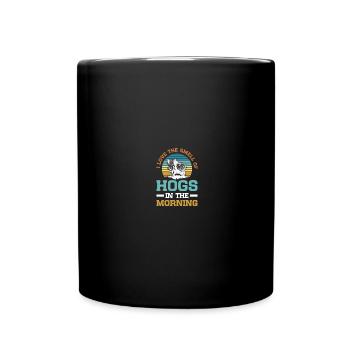 Hog Hunter Schweinejagd - Tasse einfarbig - Schwarz - Vorne