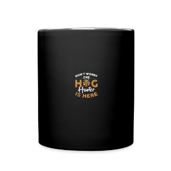 Hog Hunter Pig Hunt - Full Colour Mug - black - Front