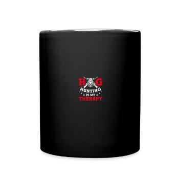 Hog Hunter Pig Hunt - Full Colour Mug - black - Front