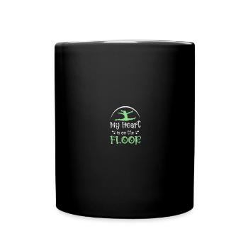 Proud gymnastics mom - Full Colour Mug - black - Front