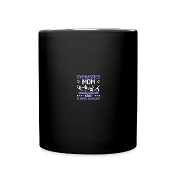 Proud gymnastics mom - Full Colour Mug - black - Front