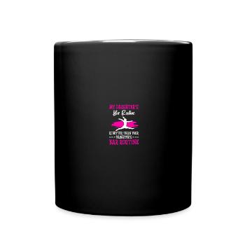 Proud gymnastics mom - Full Colour Mug - black - Front