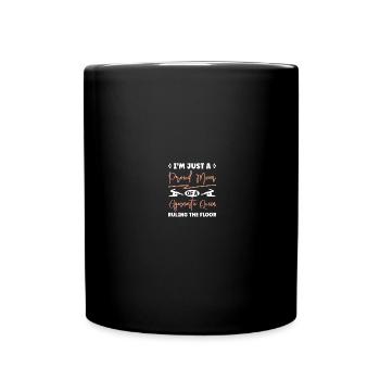 Proud gymnastics mom - Full Colour Mug - black - Front