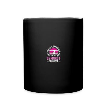 Proud gymnastics mom - Full Colour Mug - black - Front