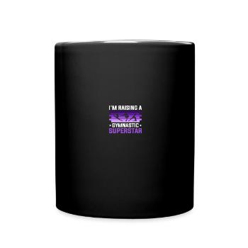 Fière maman de la gymnastique - Mug uni - noir - Devant