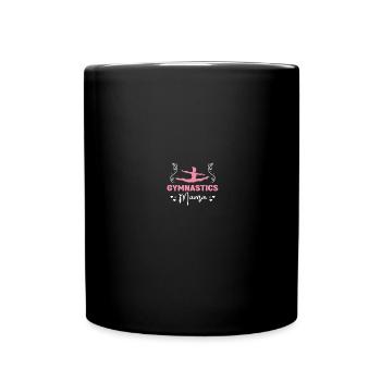 Proud gymnastics mom - Full Colour Mug - black - Front