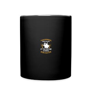 Paranormaler Ermittler Geisterjäger - Tasse einfarbig - Schwarz - Vorne