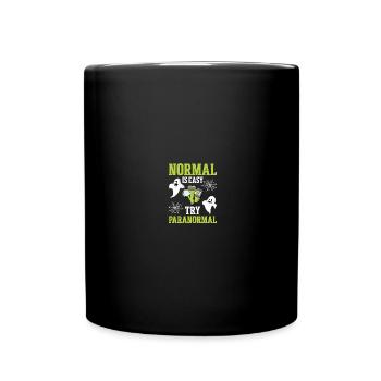 Paranormaler Ermittler Geisterjäger - Tasse einfarbig - Schwarz - Vorne
