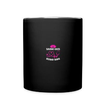 Nurse in Penitentiary Nurse - Full Colour Mug - black - Front