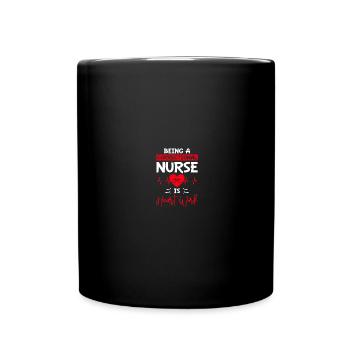 Nurse in Penitentiary Nurse - Full Colour Mug - black - Front
