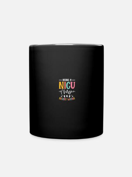 NICU-Schwester - Tasse einfarbig - Schwarz