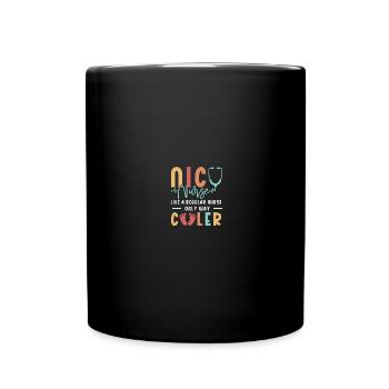 NICU sister - Full Colour Mug - black - Front