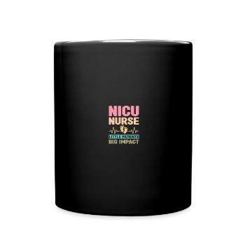 NICU sister - Full Colour Mug - black - Front
