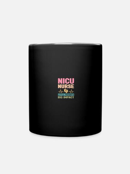 NICU-Schwester - Tasse einfarbig - Schwarz