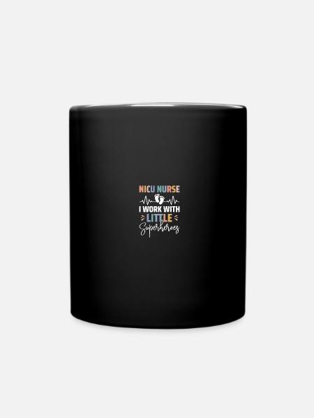 NICU-Schwester - Tasse einfarbig - Schwarz