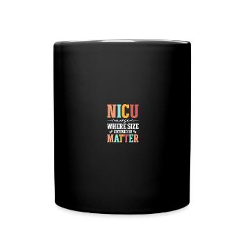 NICU sister - Full Colour Mug - black - Front