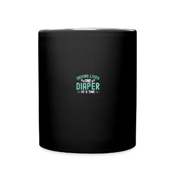 NICU sister - Full Colour Mug - black - Front