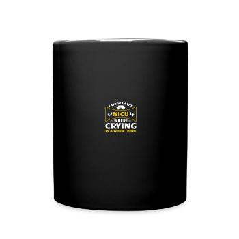 NICU sister - Full Colour Mug - black - Front