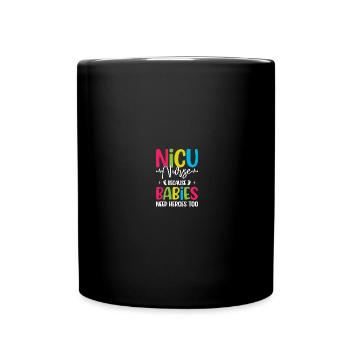 NICU sister - Full Colour Mug - black - Front