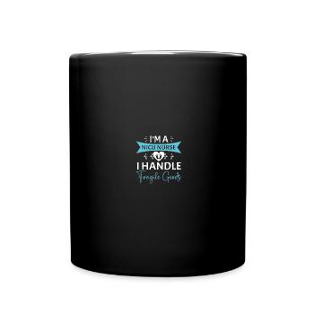 NICU sister - Full Colour Mug - black - Front