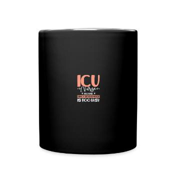 Soins intensifs infirmiers - Mug uni - noir - Devant