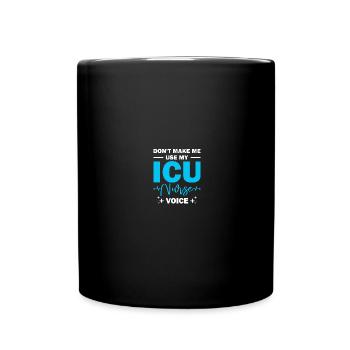 Soins intensifs infirmiers - Mug uni - noir - Devant