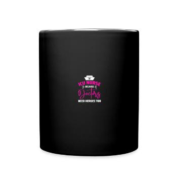 Soins intensifs infirmiers - Mug uni - noir - Devant