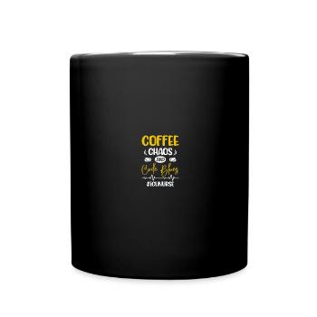Nurse Intensive Care ICU - Full Colour Mug - black - Front