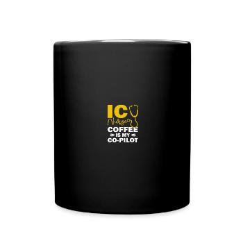 Soins intensifs infirmiers - Mug uni - noir - Devant