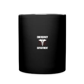 Notaufnahme ER Krankenschwester Notaufnahme - Tasse einfarbig - Schwarz - Vorne