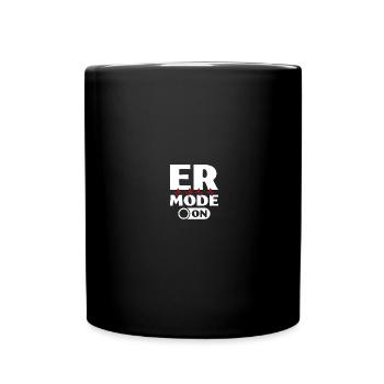 Notaufnahme ER Krankenschwester Notaufnahme - Tasse einfarbig - Schwarz - Vorne