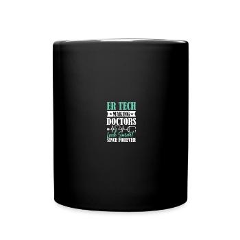 Service d’urgence Technicien URGENCE ER Tech - Mug uni - noir - Devant
