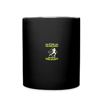 Cross-country skiers Cross-country skiing - Full Colour Mug - black - Front