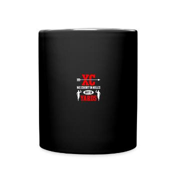 Ski de fond Coureurs Ski de fond - Mug uni - noir - Devant